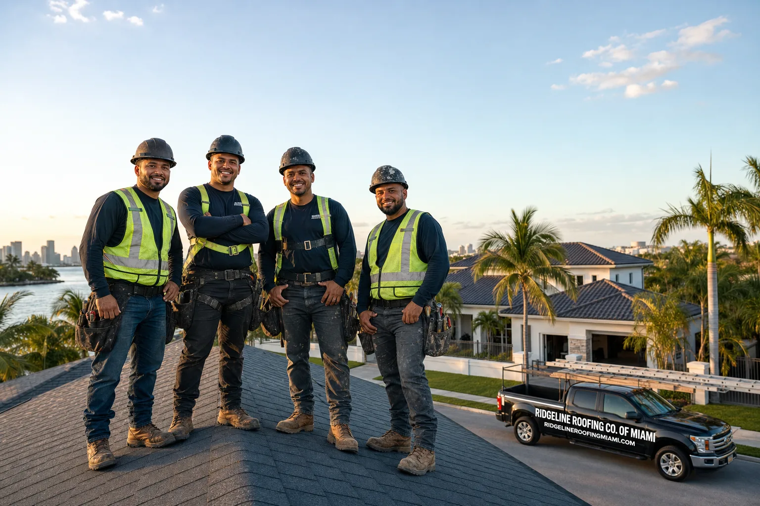 Ridgeline Roofing Co. of Miami roofing team